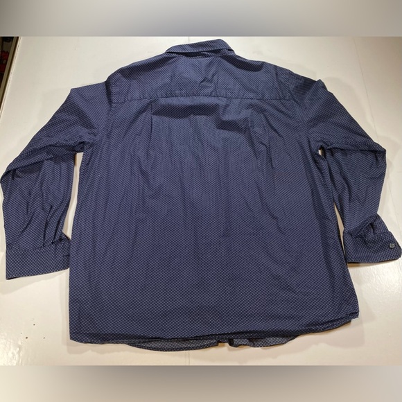 Men’s Synergy Stretch 1XLT Dark Blue Button Up - Picture 6 of 6